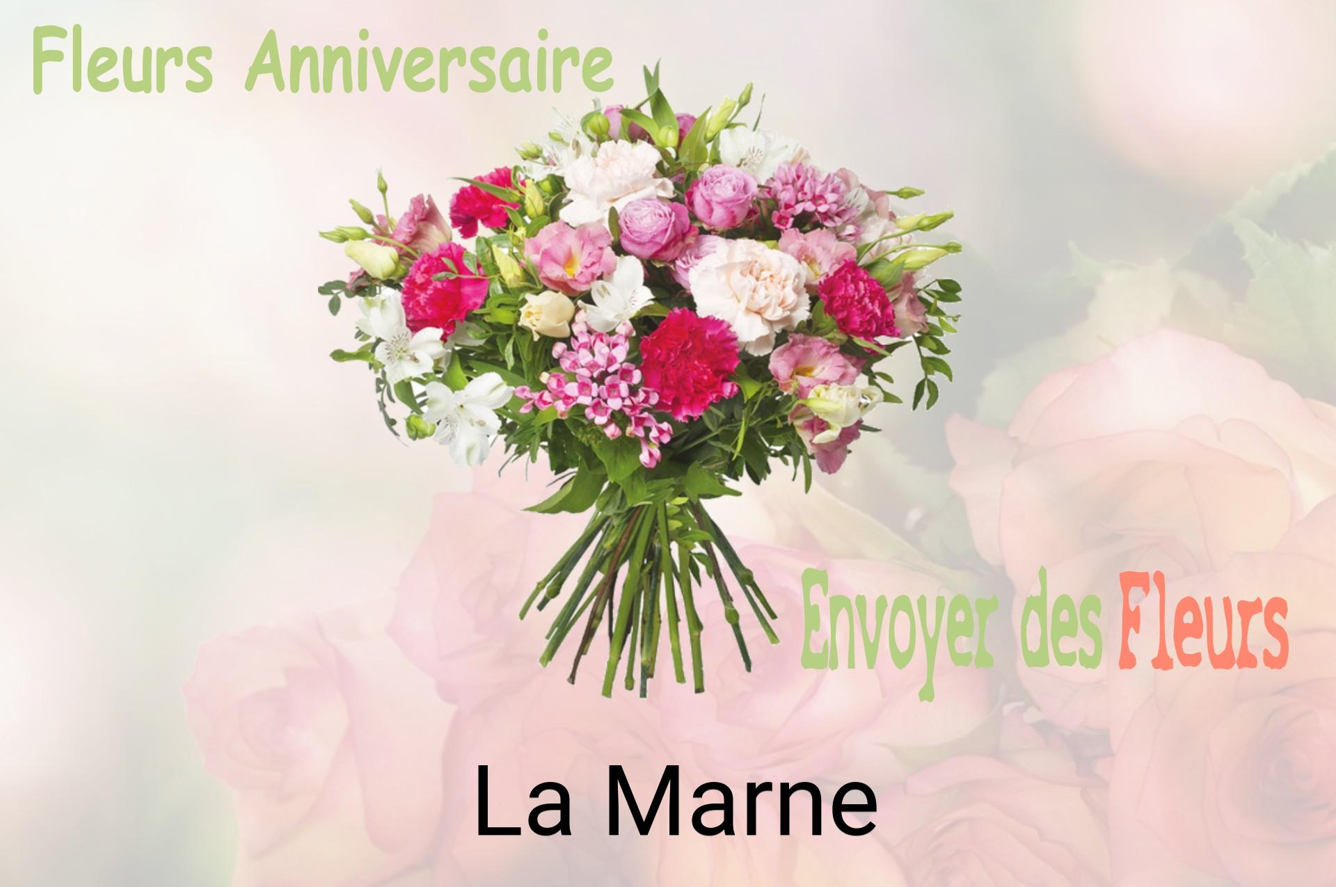 Bouquet de fleurs d’anniversaire livré à La Marne