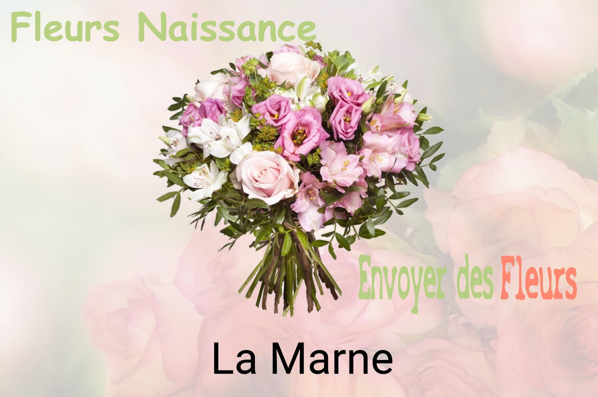 Bouquet de fleurs de naissance livré à La Marne