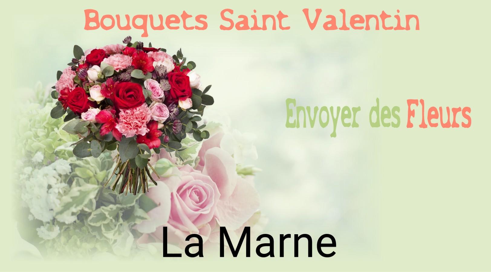 Roses de Saint-Valentin livrées à La Marne